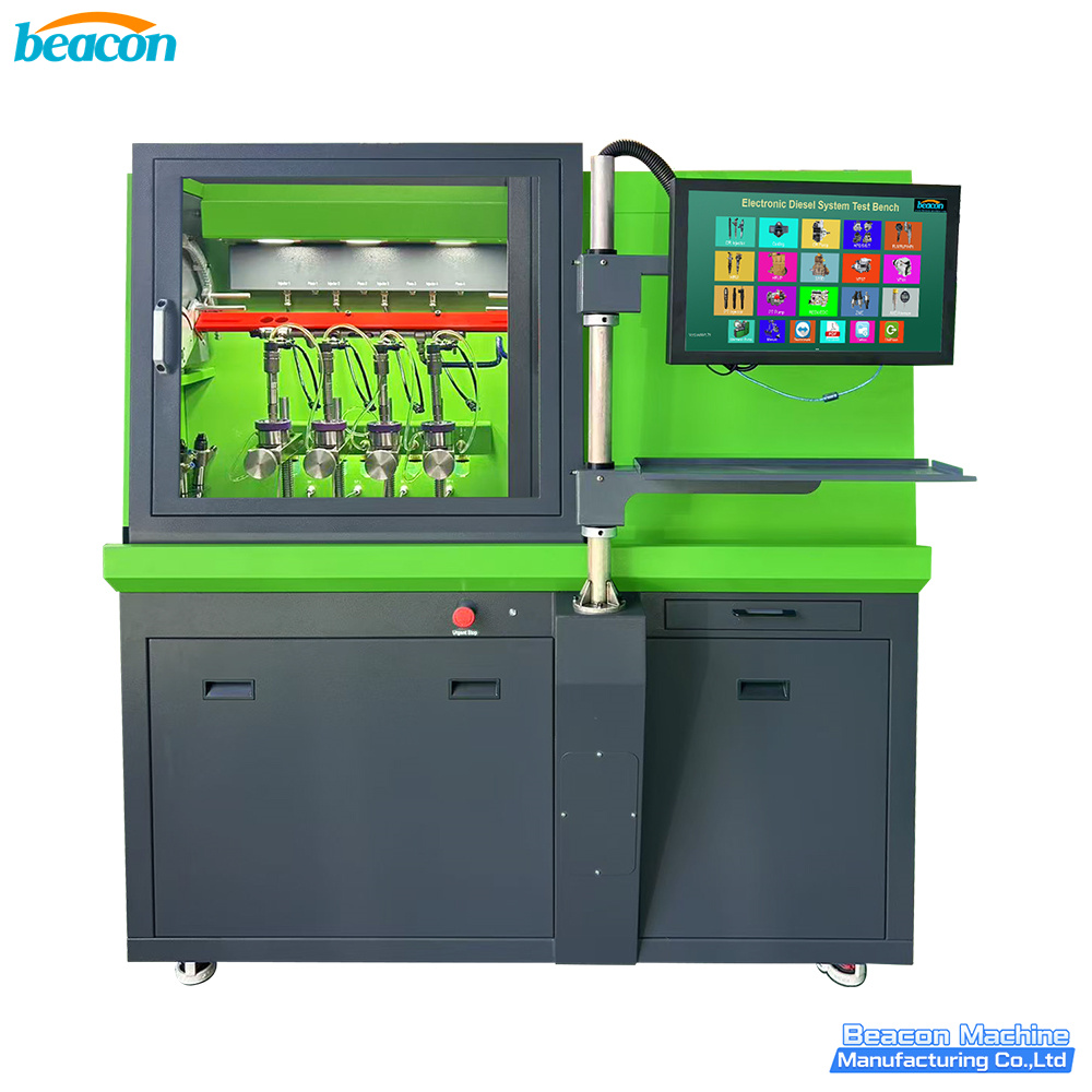 {CR304S Common Rail Injector Testing CRDI Test Bench Fuel Injector Test Stand to Test 4 Injectors}