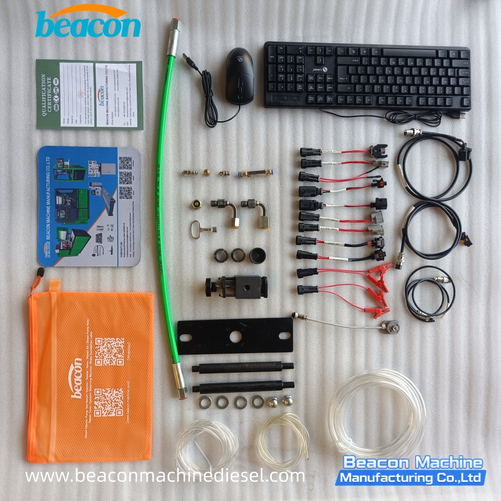 {Auto Repair Stand CRS5000S Common Rail Injector Test Machine Diesel Injector Test Bench With Measuring Cup Flow Meter}