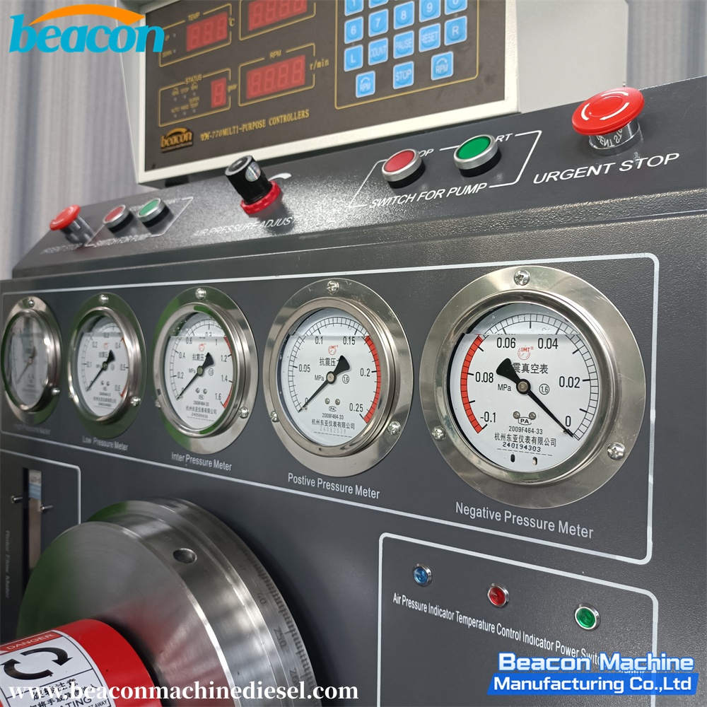 {12PSB-S EURO II 12 Cylinders Manual Fuel Injection Pump test Machine}