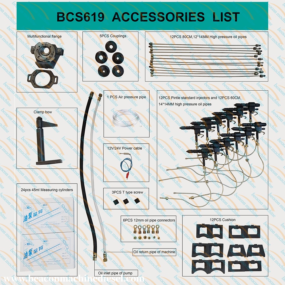 {Car Repair Diesel Electric BCS619 Computer System Diesel Fuel Injection Pump Test Machine}