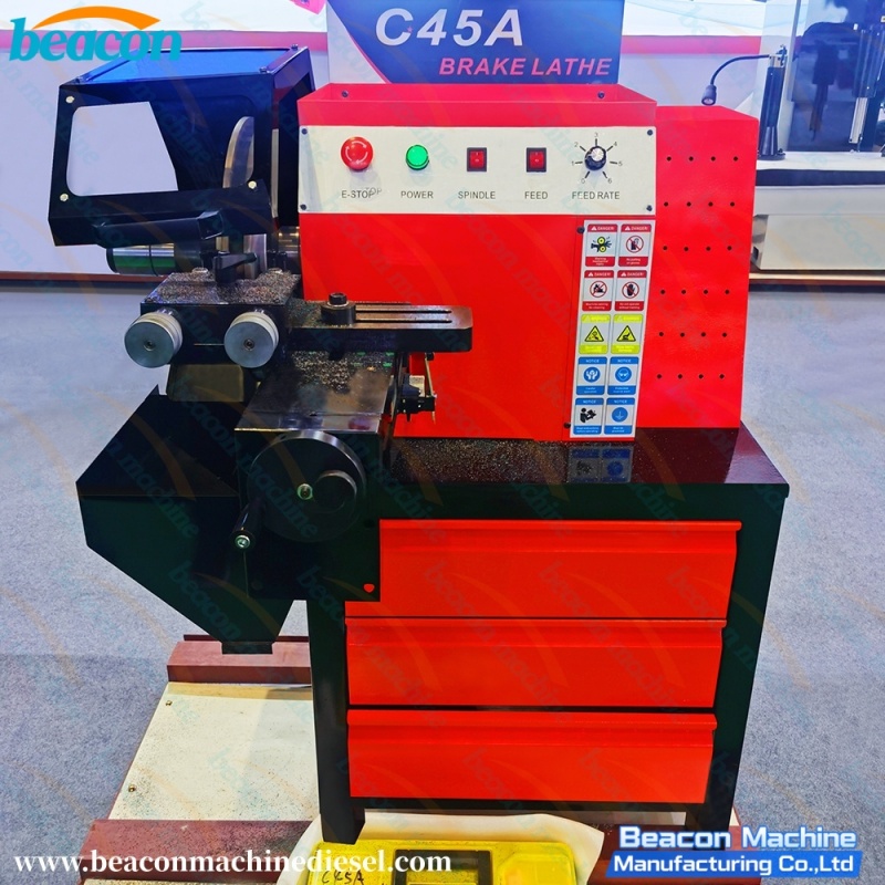 {C45A Automatic Brake Disc and Drum Mini Lathe Machine}