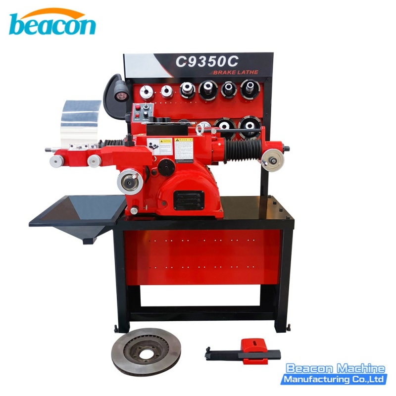 {Brake Lathe Machine C9350C Brake Disc Drum Lathe for Car Repair}
