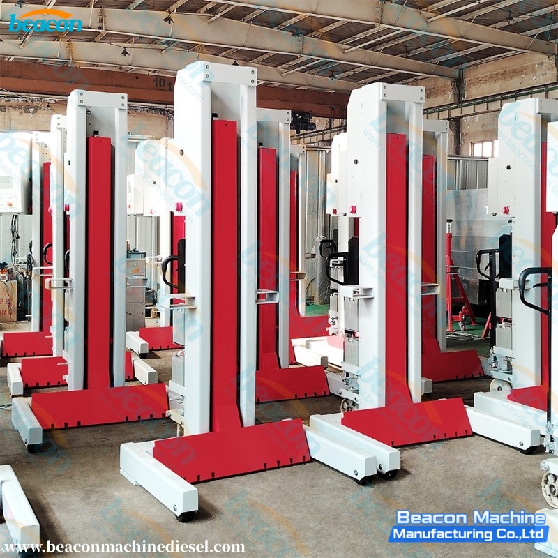 {BC-4055 Electric Mechanical Mobile Column Lift Heavy Duty Bus Truck Column Lift}