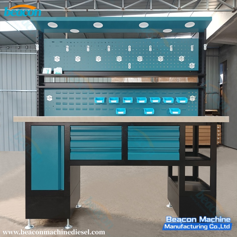 {BT-J Heavy Duty Diesel Repair Work Table Steel Frame for Laboratory Workshop}