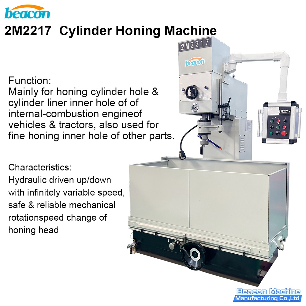 {2M2217 Vertical Cylinder Honing Machine 40-170mm Honing Diameter for Engine Rebuild & Cylinder Liner Fine Finishing}