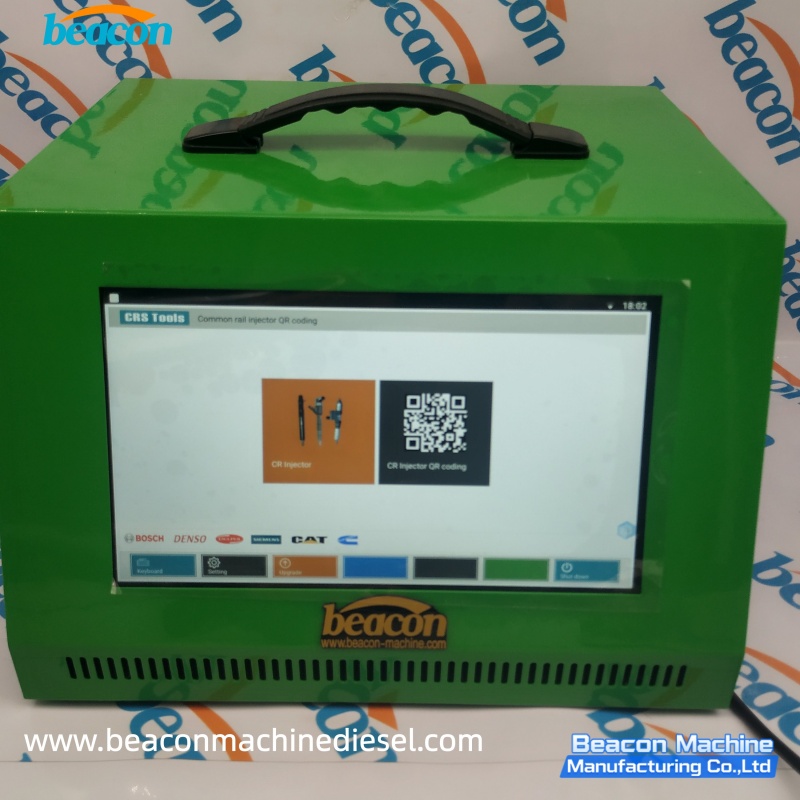 {QR-1000S Diesel Fuel Electronic Common Rail Injector coding Tester for Testing Magnetic and Piezo Injectors}