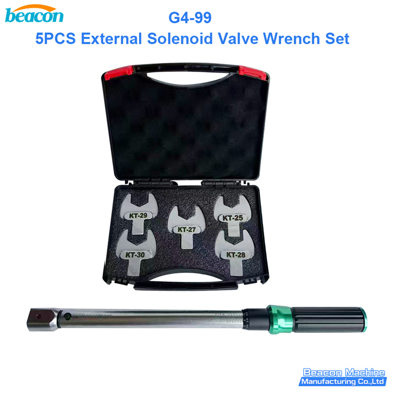 {G4-99 5 Piece External Solenoid Valve Wrench Set}