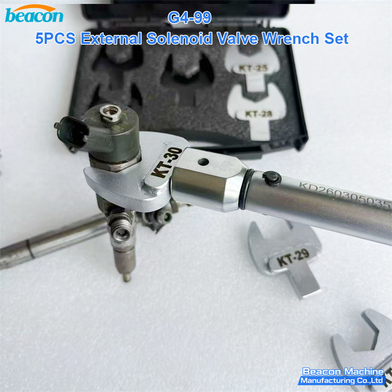 {G4-99 5 Piece External Solenoid Valve Wrench Set}