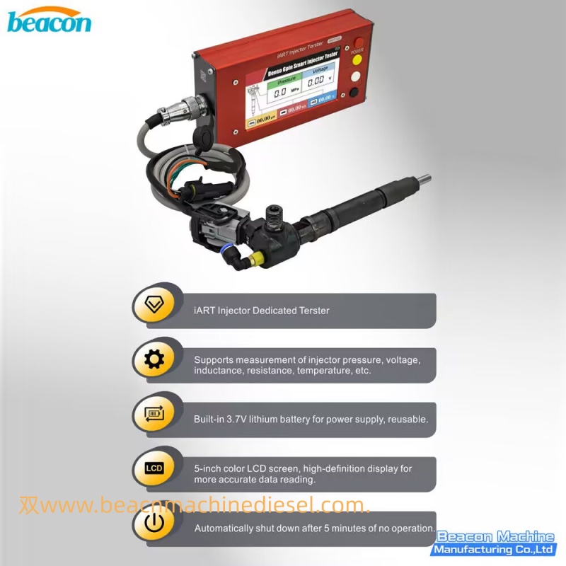 {For Denso 6-Pin Portable IART-03 Injector Tester Smart Injectors Testing Voltage Inductance Resistance Temperature Pressure}