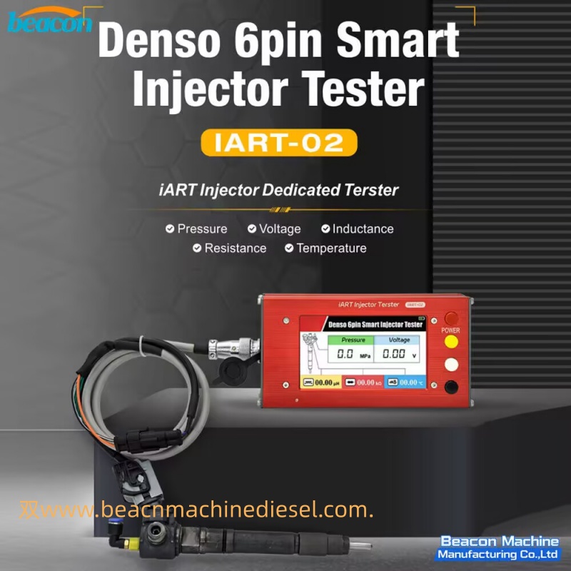 {For Denso 6-Pin Portable IART-03 Injector Tester Smart Injectors Testing Voltage Inductance Resistance Temperature Pressure}