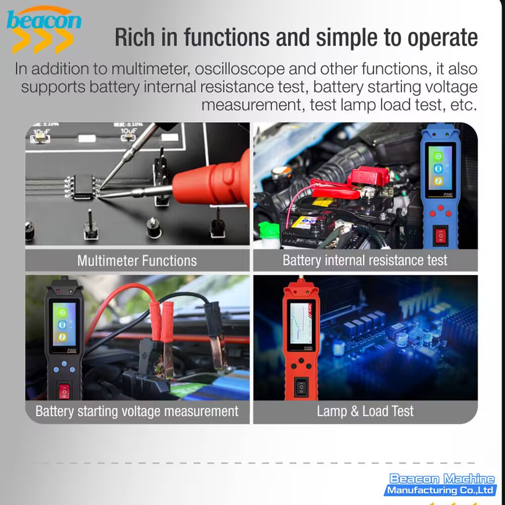{TopDiag P200 12V Battery Tester & Automotive Circuit Diagnostic Tool with OBD2 Interface}