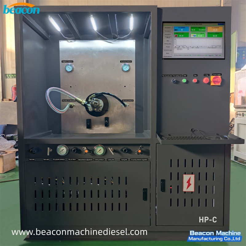 {HP-C Digital Hydraulic Test Stand Car Power Steering Pump Pressure Flow Leakage Calibration Machine}
