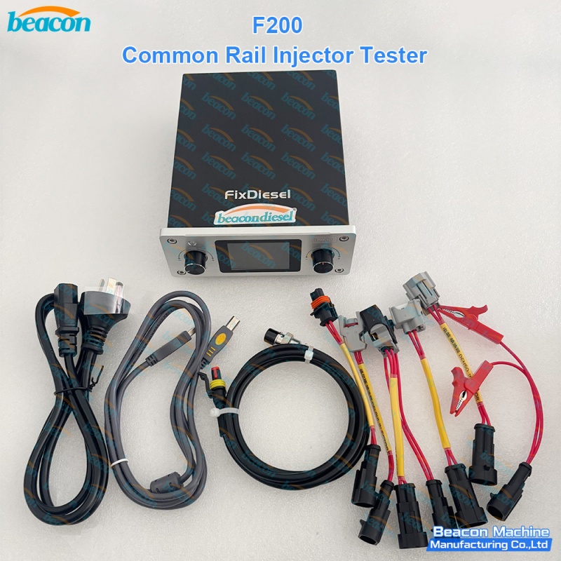 {F200 Common Rail Injector Tester for Solenoid Injectors with AHE Lift Measurement}