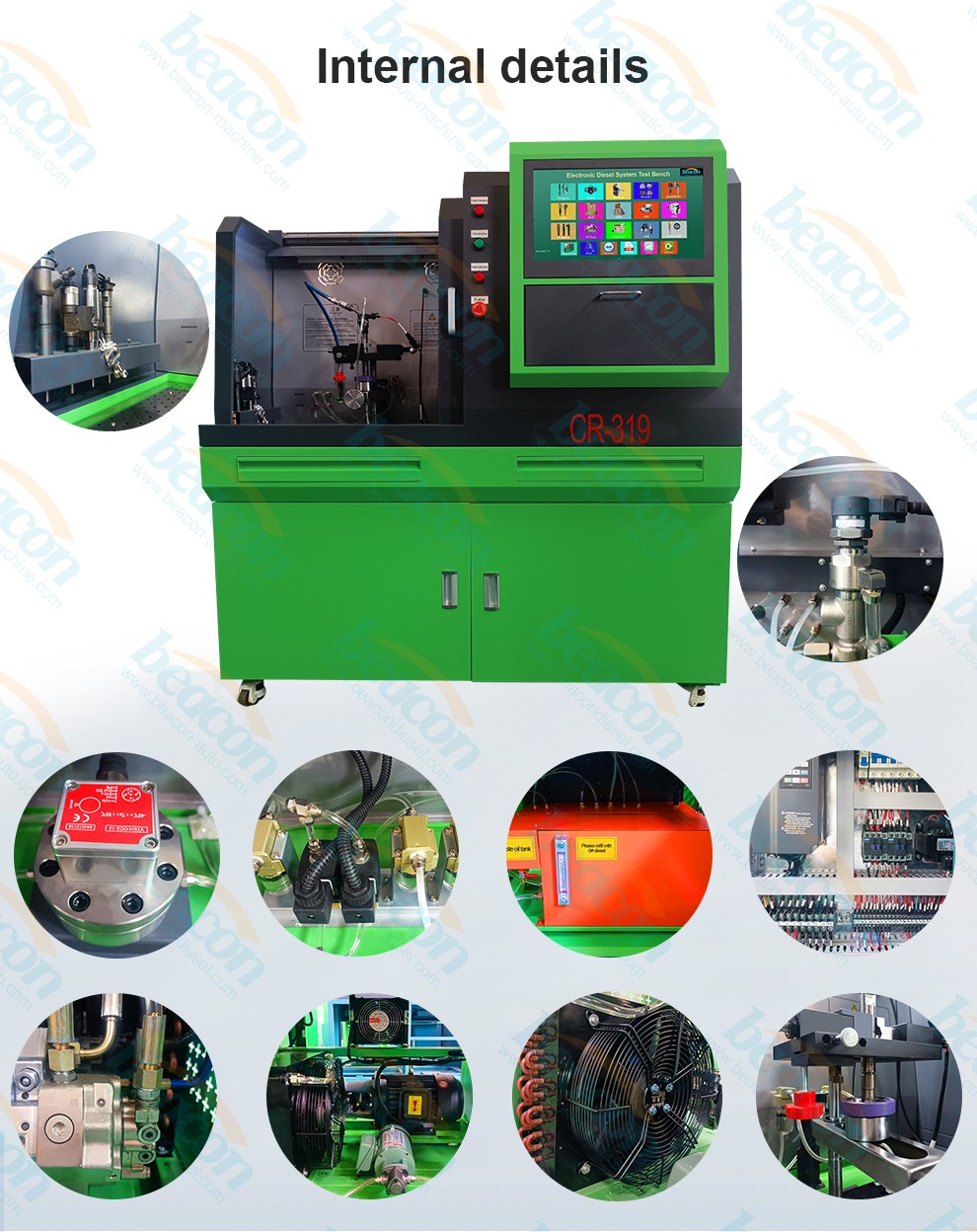 Common Rail Diesel Fuel Injector Test Bench