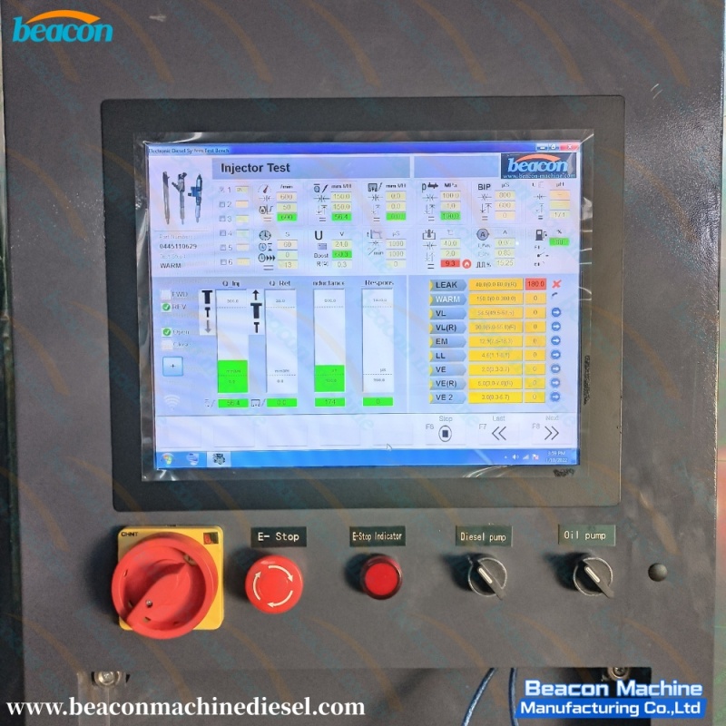 Common Rail Diesel Fuel Injection Pump Test Bench