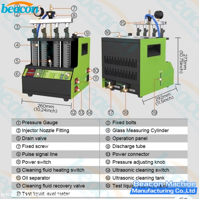 Fuel Injector Tester and Cleaner