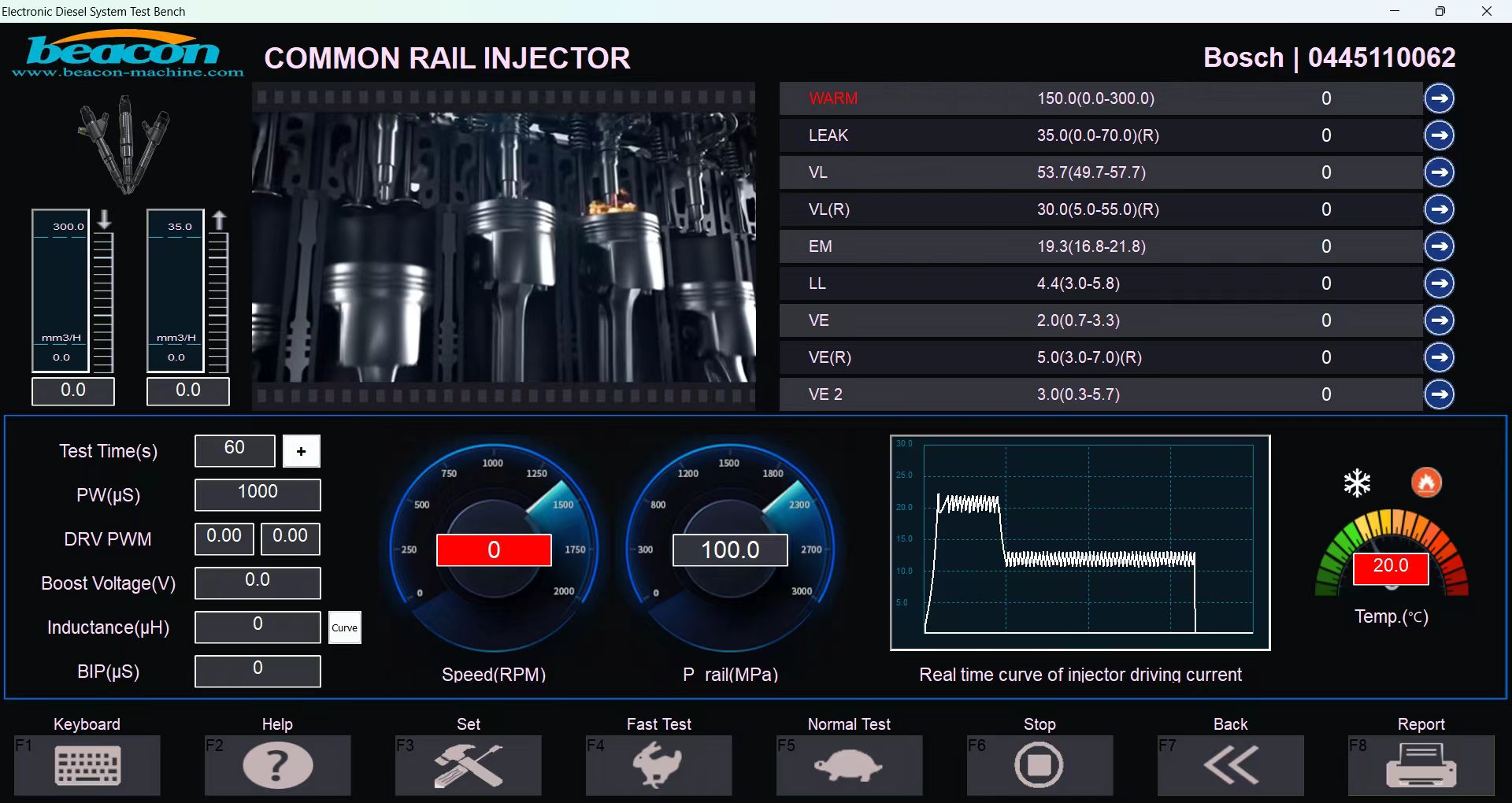 Diesel Test Bench Software System 