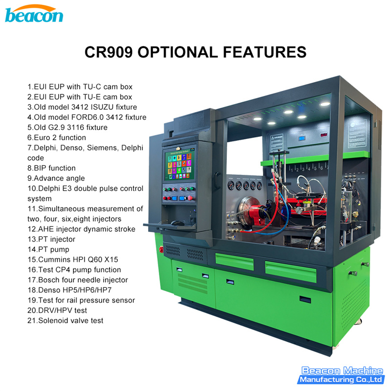 CR909 HEUI EUI EUP Common Rail System Test Bench