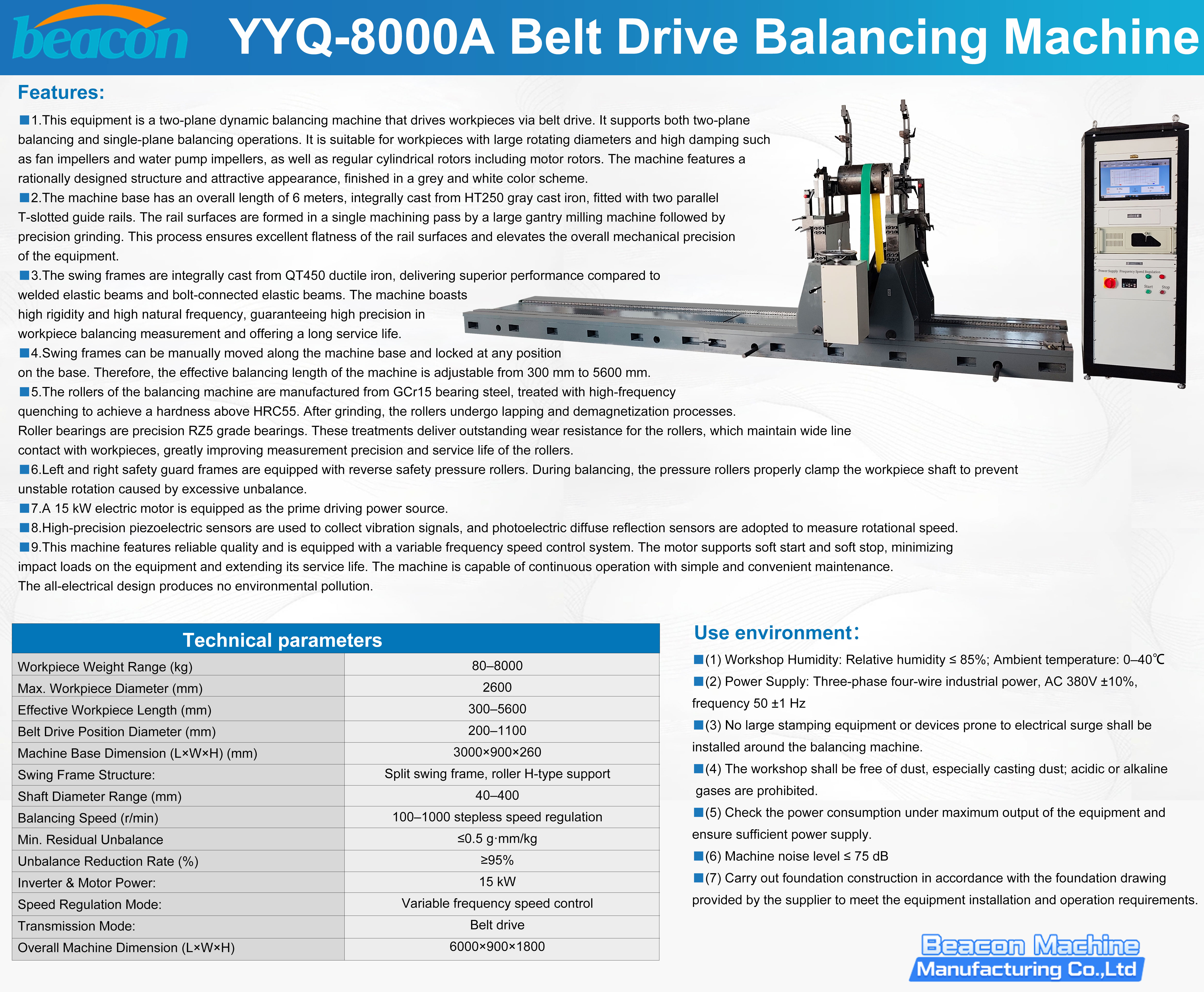 Ring Belt Drive Rotor Balancing Machine Ring Belt Drive Rotor Balancing Machine