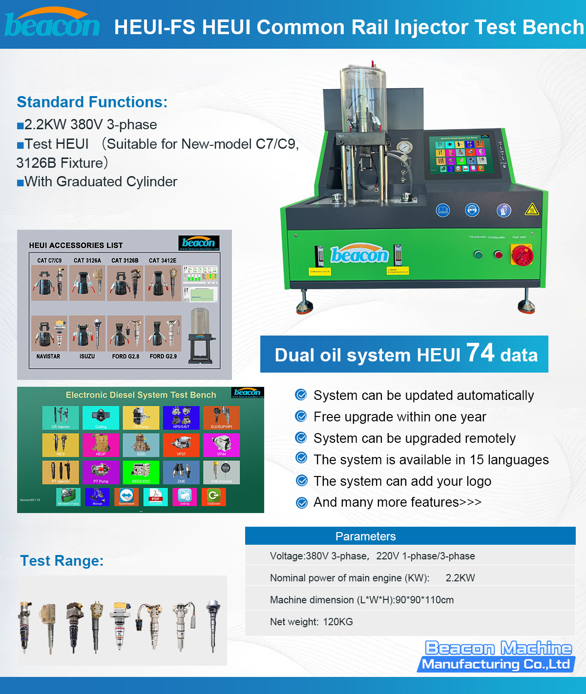 HEUI Injector Test Bench HEUI Injector Test Bench