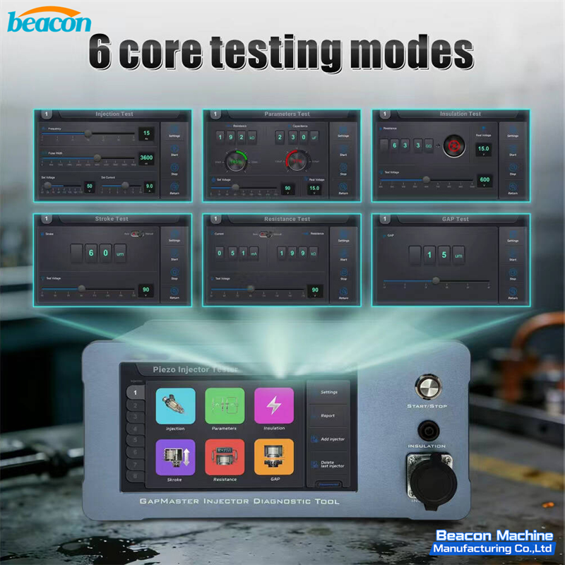 Electromagnetic fuel injectors Piezoelectric fuel injector tester Electromagnetic fuel injectors Piezoelectric fuel injector tester