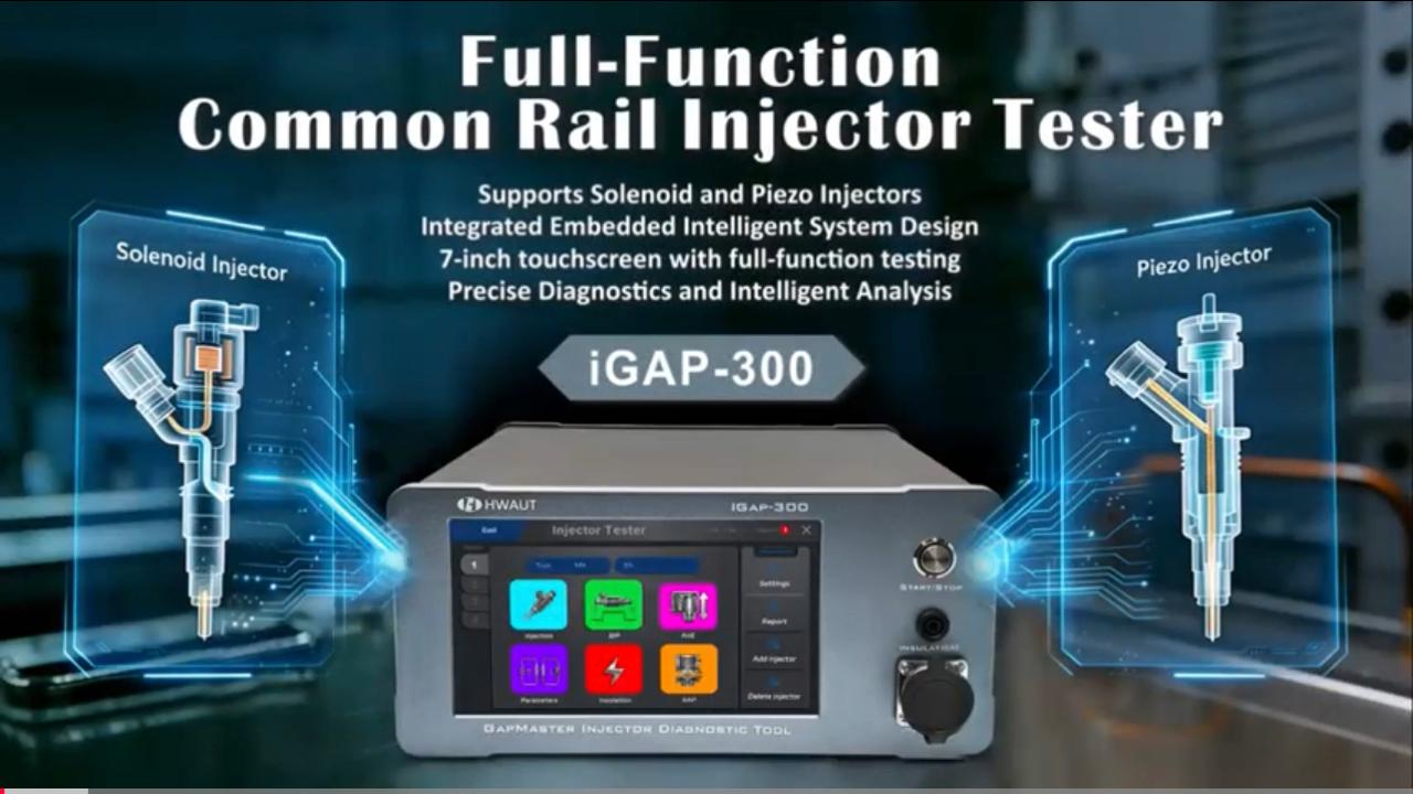 Common Rail Solenoid & Piezo Common Rail Injector Tester Common Rail Solenoid & Piezo Common Rail Injector Tester